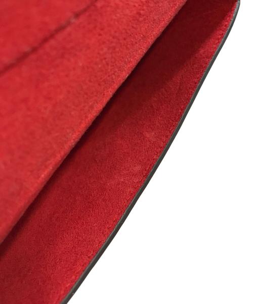 LOUIS VUITTON（ルイ ヴィトン）LOUIS VUITTON (ルイ ヴィトン) エテュイ・リュネット ウディ メガネケース ブラウン×レッドの古着・服飾アイテム