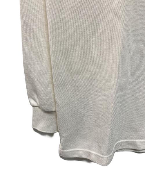 BALENCIAGA（バレンシアガ）BALENCIAGA (バレンシアガ) 襟ロゴバイカラーカットソー 日本製 ブラウン サイズ:Mの古着・服飾アイテム
