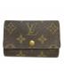 LOUIS VUITTON（ルイ ヴィトン）の古着「ミュルティクレ6 モノグラム 6連キーケース」｜ブラウン
