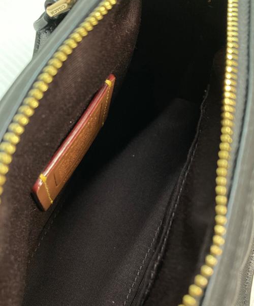 COACH（コーチ）COACH (コーチ) ミニ ローアン クロスボディ バッグ・シグネチャー レザー ブラックの古着・服飾アイテム