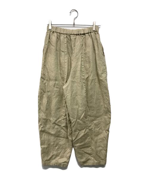 KAGURE（カグレ）KAGURE (カグレ) リネンボリュームパンツ ベージュ サイズ:SIZE Freeの古着・服飾アイテム