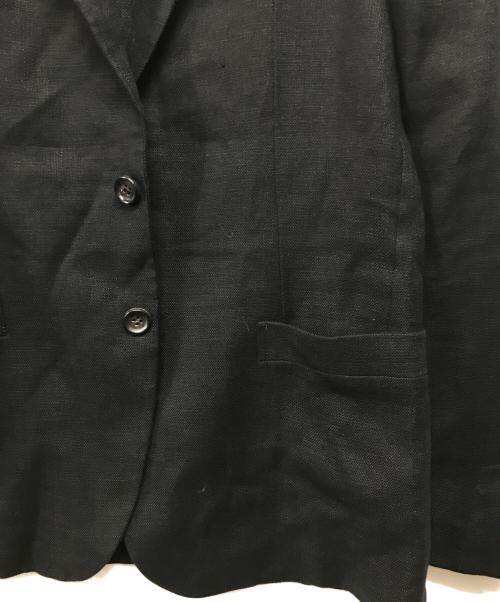 JOHN LAWRENCE SULLIVAN（ジョン ローレンス サリバン）JOHN LAWRENCE SULLIVAN (ジョン ローレンス サリバン) リネン2Bジャケットセットアップ ブラック サイズ:SIZE 36の古着・服飾アイテム