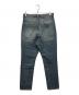 doublet (ダブレット) CUSTOMIZED DENIM PANT/カスタマイズドデニムパンツ　パッチワーク　ドメスティックブランド　刺繍 ブルー サイズ:SIZE S：20000円