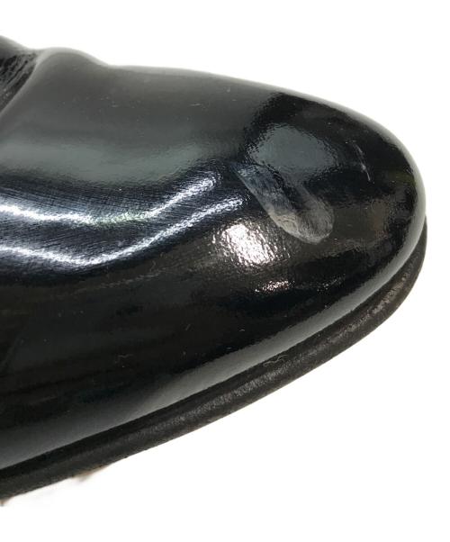 Crockett & Jones（クロケット＆ジョーンズ）Crockett & Jones (クロケット＆ジョーンズ) CHEAM/チーム プレーントゥ パテントレザー レースアップ ドレス シューズ ブラック サイズ:SIZE 8 1/2の古着・服飾アイテム