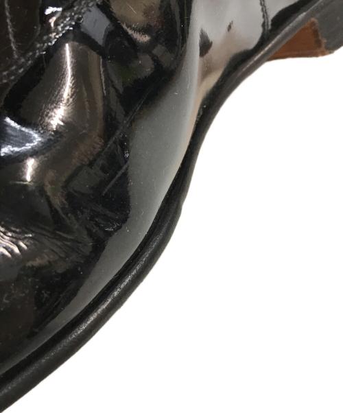 Crockett & Jones（クロケット＆ジョーンズ）Crockett & Jones (クロケット＆ジョーンズ) CHEAM/チーム プレーントゥ パテントレザー レースアップ ドレス シューズ ブラック サイズ:SIZE 8 1/2の古着・服飾アイテム