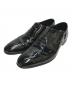 Crockett & Jones（クロケット＆ジョーンズ）の古着「CHEAM/チーム プレーントゥ パテントレザー レースアップ ドレス シューズ」｜ブラック