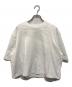 MARNI（マルニ）の古着「COMPACT JERSEY / 3Dロゴ入りクロップドロゴTシャツ イタリア製」｜ホワイト