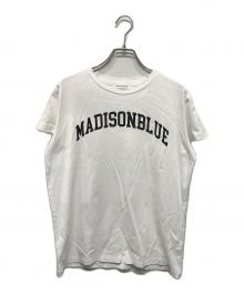 MADISON BLUE（マディソンブルー）の古着「COLLEGE LOGO TEE」｜ホワイト