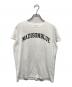 MADISON BLUE（マディソンブルー）の古着「COLLEGE LOGO TEE」｜ホワイト