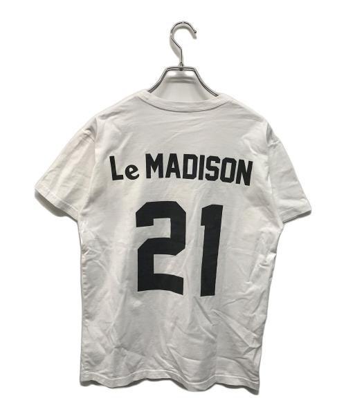 MADISON BLUE（マディソンブルー）MADISON BLUE (マディソンブルー) NUMBERING Tシャツ 日本製 ホワイト サイズ:XSの古着・服飾アイテム