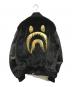 A BATHING APE BLACK (ア ベイシング エイプ) 18SS FAUX FUR Shark MA-1 フェイクファー シャーク フライトジャケット ブラック サイズ:L：70000円