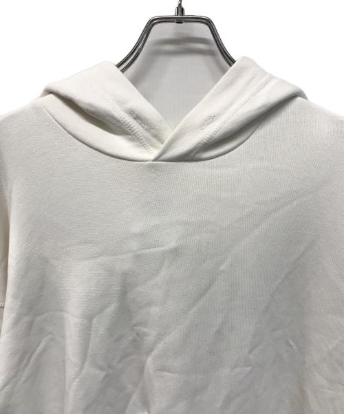 MM6 Maison Margiela（エムエムシックスメゾンマルジェラ）MM6 Maison Margiela (エムエムシックスメゾンマルジェラ) Oversized Back Print Hoodie（オーバーサイズ バック プリント フーディ） ホワイト サイズ:Sの古着・服飾アイテム
