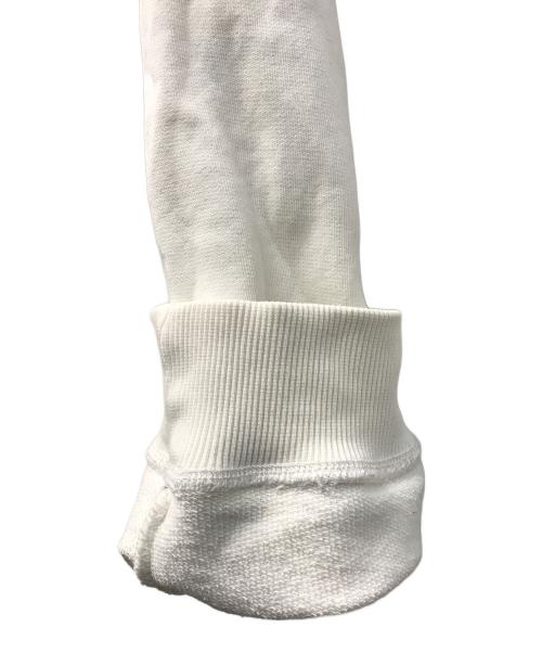 MM6 Maison Margiela（エムエムシックスメゾンマルジェラ）MM6 Maison Margiela (エムエムシックスメゾンマルジェラ) Oversized Back Print Hoodie（オーバーサイズ バック プリント フーディ） ホワイト サイズ:Sの古着・服飾アイテム