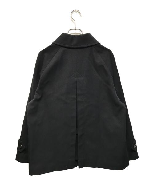 MARGARET HOWELL（マーガレットハウエル）MARGARET HOWELL (マーガレットハウエル) COTTON WOOL TWILL（コットン・ウール・ツイル）ショートコート ブラック サイズ:1の古着・服飾アイテム