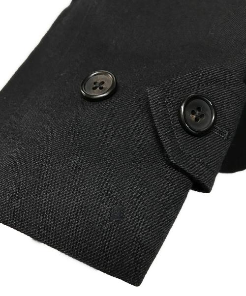 MARGARET HOWELL（マーガレットハウエル）MARGARET HOWELL (マーガレットハウエル) COTTON WOOL TWILL（コットン・ウール・ツイル）ショートコート ブラック サイズ:1の古着・服飾アイテム