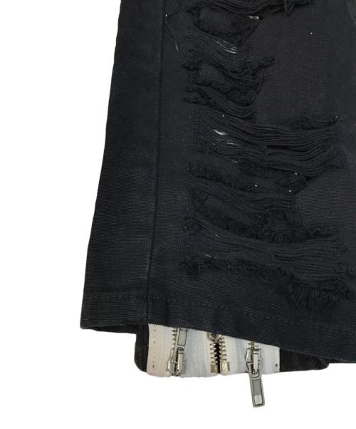 Hood By Air（フッドバイエアー）Hood By Air (フッドバイエアー) ダメージデニムパンツ ブラック サイズ:SIZE 32の古着・服飾アイテム