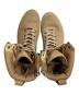 中古・古着 FEAR OF GOD (フィア・オブ・ゴッド) CANAPA NABUK・MILITARY SNEAKER・ミリタリーハイカットスニーカー レザーブーツ ストリート モード ベージュ サイズ:SIZE 41(25.5cm~26cm)：27000円