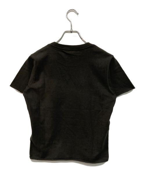 AURALEE（オーラリー）AURALEE (オーラリー) BRUSHED ORGANIC COTTON JERSEY TEE(ブラッシュド オーガニック コットン ジャージー ティー) 26SS ドメス 日本製 ブラック サイズ:SIZE 1 未使用品の古着・服飾アイテム