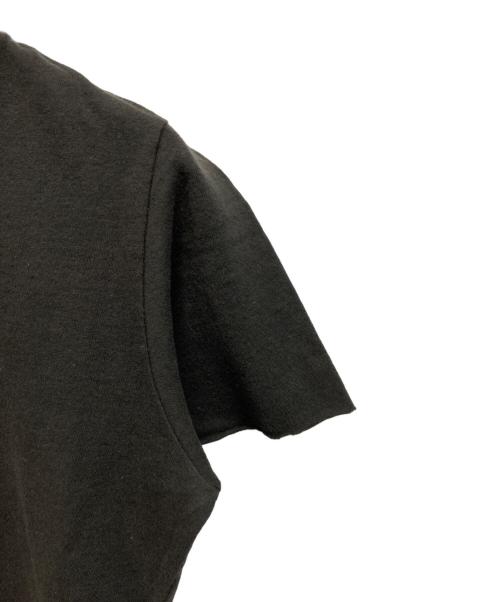 AURALEE（オーラリー）AURALEE (オーラリー) BRUSHED ORGANIC COTTON JERSEY TEE(ブラッシュド オーガニック コットン ジャージー ティー) 26SS ドメス 日本製 ブラック サイズ:SIZE 1 未使用品の古着・服飾アイテム
