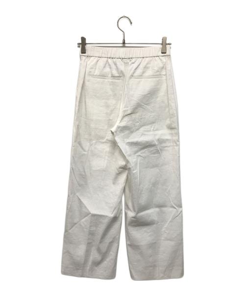 theory（セオリー）theory (セオリー) ストレッチリネンストレートプルオンパンツ Good Crunch ホワイト サイズ:SIZE 00 未使用品の古着・服飾アイテム