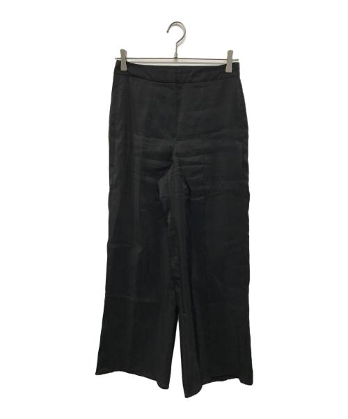 theory luxe（セオリーリュクス）theory luxe (セオリーリュクス) ピンタックワイドレッグパンツ - Sora - D  26SS販売アイテムoby ブラック サイズ:SIZE 36の古着・服飾アイテム