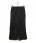 theory luxe (セオリーリュクス) ピンタックワイドレッグパンツ - Sora - D  26SS販売アイテムoby ブラック サイズ:SIZE 36：15000円