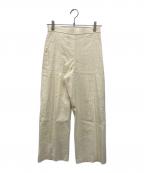 theoryセオリー）の古着「Good Crunch Wash Straight Pull On Pant(グッド クランチ ウォッシュ ストレート プル オン パンツ)」｜アイボリー