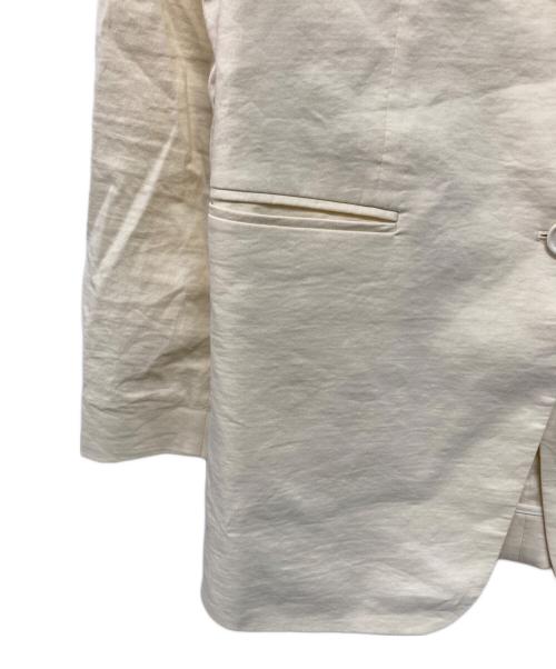 theory（セオリー）theory (セオリー) Good Crunch Wash Straight Blazer J(グッド クランチ ウォッシュ ストレート ブレザー ジェイ) アイボリー サイズ:SIZE 00の古着・服飾アイテム