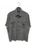 stussy（ステューシー）の古着「CRINKLED CHECK SS SHIRT(クリンクル チェック エスエス シャツ)」｜ブラック×ホワイト