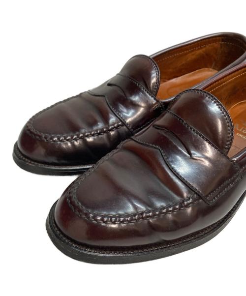 Alden（オールデン）ALDEN (オールデン) コードバン ペニーローファー シェルコードバン アメリカ製 ブラウン サイズ:SIZE 6 1/2Dの古着・服飾アイテム