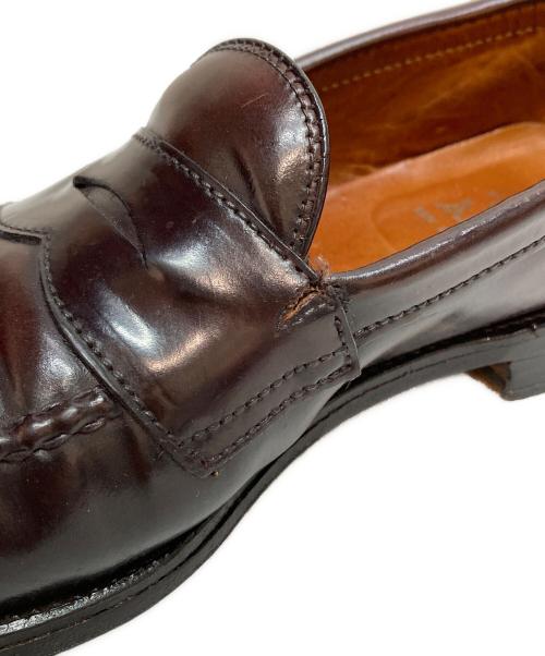 Alden（オールデン）ALDEN (オールデン) コードバン ペニーローファー シェルコードバン アメリカ製 ブラウン サイズ:SIZE 6 1/2Dの古着・服飾アイテム