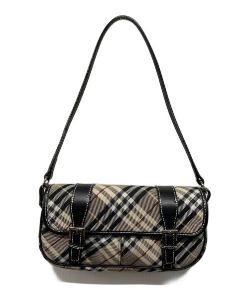 BURBERRY BLUE LABEL（バーバリー ブルー レーベル）BURBERRY BLUE LABEL (バーバリー ブルー レーベル) 2WAYノヴァチェックサッチェルバッグ ベージュ×ブラックの古着・服飾アイテム