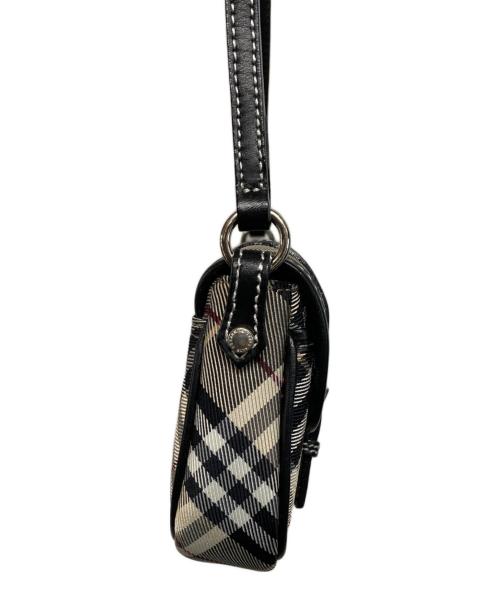 BURBERRY BLUE LABEL（バーバリー ブルー レーベル）BURBERRY BLUE LABEL (バーバリー ブルー レーベル) 2WAYノヴァチェックサッチェルバッグ ベージュ×ブラックの古着・服飾アイテム