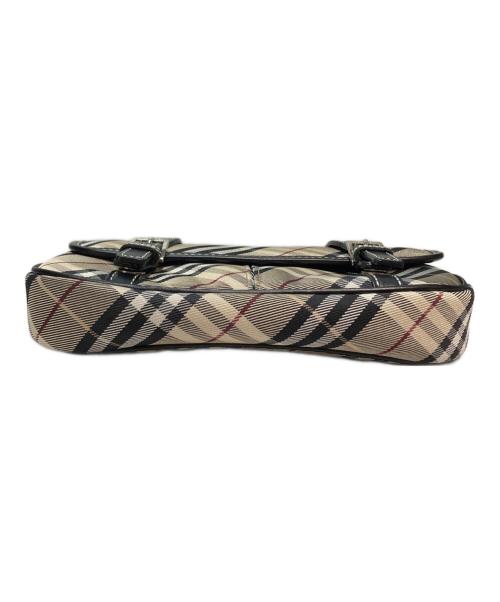 BURBERRY BLUE LABEL（バーバリー ブルー レーベル）BURBERRY BLUE LABEL (バーバリー ブルー レーベル) 2WAYノヴァチェックサッチェルバッグ ベージュ×ブラックの古着・服飾アイテム