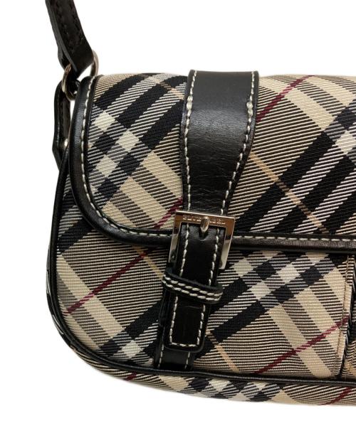 BURBERRY BLUE LABEL（バーバリー ブルー レーベル）BURBERRY BLUE LABEL (バーバリー ブルー レーベル) 2WAYノヴァチェックサッチェルバッグ ベージュ×ブラックの古着・服飾アイテム