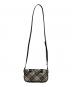 BURBERRY BLUE LABEL (バーバリー ブルー レーベル) 2WAYノヴァチェックサッチェルバッグ ベージュ×ブラック：20000円
