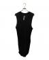 RICK OWENS（リックオウエンス）の古着「15AW ロングタンクトップ ノースリーブワンピース モード」｜オリーブ