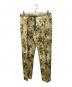 DRIES VAN NOTEN（ドリスヴァンノッテン）の古着「フラワーサテンパンツ」｜イエロー