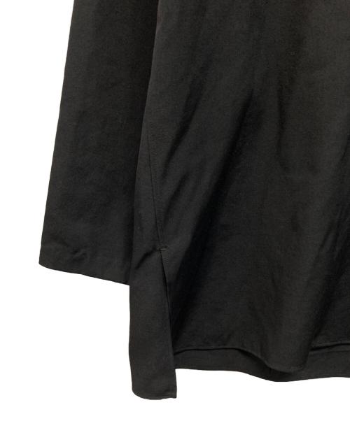 Yohji Yamamoto pour homme（ヨウジヤマモト プールオム）Yohji Yamamoto pour homme REPLICA Embroidery Tunic Shirt(レプリカ エンブロイダリー チュニック シャツ) 日本製 ドメス モード ブラック サイズ:SIZE 3の古着・服飾アイテム