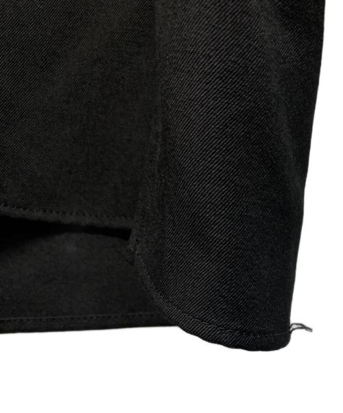 Yohji Yamamoto pour homme（ヨウジヤマモト プールオム）Yohji Yamamoto pour homme REPLICA Embroidery Tunic Shirt(レプリカ エンブロイダリー チュニック シャツ) 日本製 ドメス モード ブラック サイズ:SIZE 3の古着・服飾アイテム
