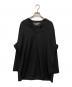 Yohji Yamamoto pour homme（ヨウジヤマモト プールオム）の古着「REPLICA Embroidery Tunic Shirt(レプリカ エンブロイダリー チュニック シャツ) 日本製 ドメス モード」｜ブラック