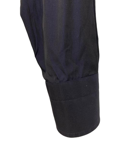 TOM FORD（トムフォード）TOM FORD (トムフォード) ダブルカフスコットンシャツ ネイビー サイズ:38の古着・服飾アイテム