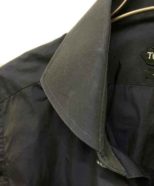 TOM FORD（トムフォード）TOM FORD (トムフォード) ダブルカフスコットンシャツ ネイビー サイズ:38の古着・服飾アイテム