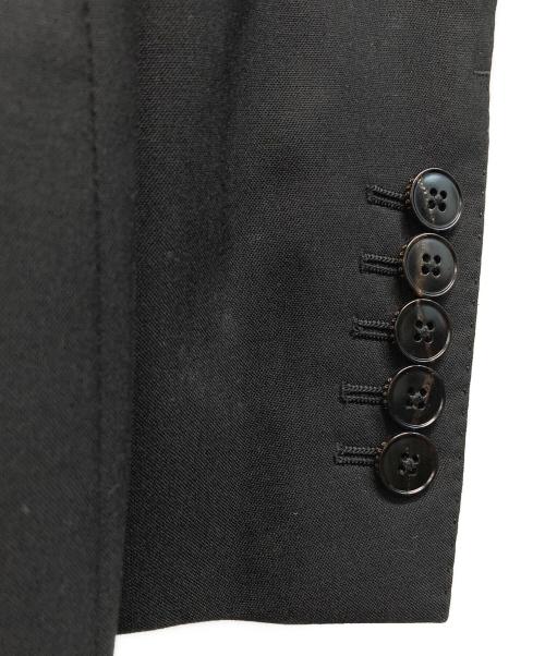 GUCCI（グッチ）GUCCI (グッチ) ウールノッチドラペル テーラードジャケット 2B ブラック サイズ:7-44Rの古着・服飾アイテム