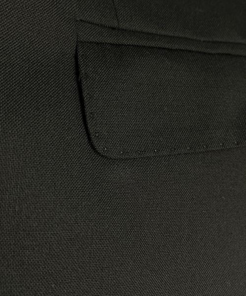 GUCCI（グッチ）GUCCI (グッチ) ウールノッチドラペル テーラードジャケット 2B ブラック サイズ:7-44Rの古着・服飾アイテム