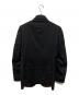 GUCCI (グッチ) ウールノッチドラペル テーラードジャケット 2B ブラック サイズ:7-44R：23000円