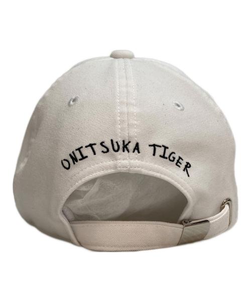 Onitsuka Tiger（オニツカタイガー）Onitsuka Tiger (オニツカタイガー) Patou (パトゥ) コラボ刺繍キャップ ホワイトの古着・服飾アイテム
