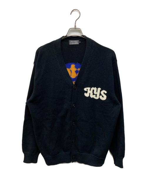 Hysteric Glamour（ヒステリックグラマー）Hysteric Glamour (ヒステリックグラマー) AFRO GIRL編込 カーディガン ブラック サイズ:Mの古着・服飾アイテム