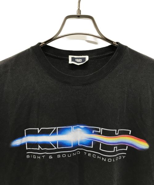 KITH（キス）KITH (キス) Prism Vintage Tee（プリズム ヴィンテージ ティー） ブラック サイズ:Lの古着・服飾アイテム