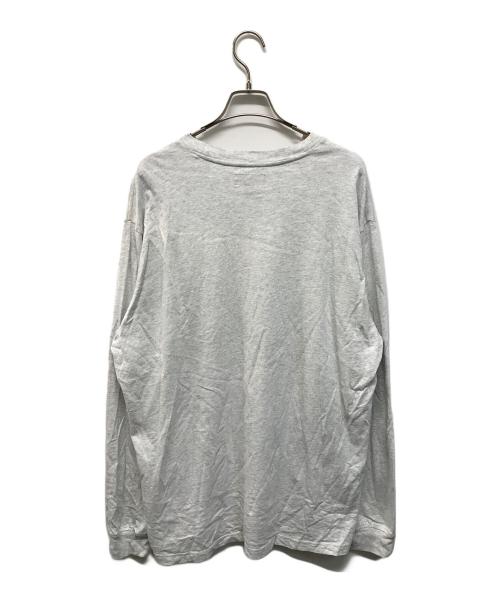 SUPREME（シュプリーム）SUPREME (シュプリーム) Small Box Logo L/S Tee（スモール ボックス ロゴ ロングスリーブ ティー） グレー サイズ:Lの古着・服飾アイテム